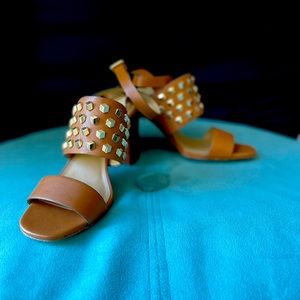 Michael Kors Valencia Studded Leather Sandals size 9